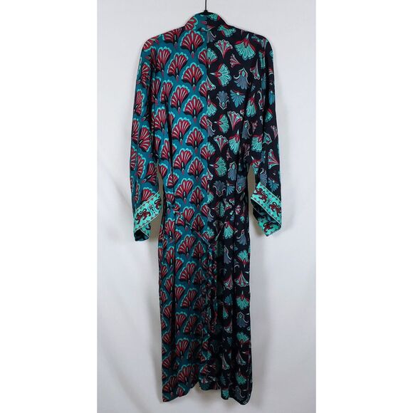 Printfresh Dulce Dress Womens One-Size Plus Kaftan Cocktail Party Maxi Belted - Picture 6 of 12